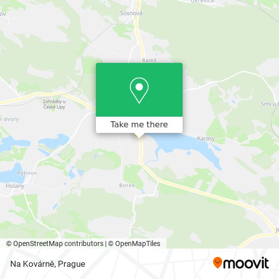 Na Kovárně map