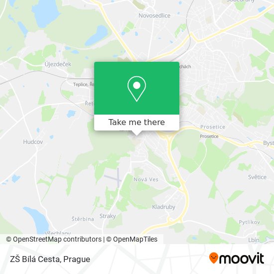 ZŠ Bílá Cesta map