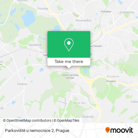 Parkoviště u nemocnice 2 map