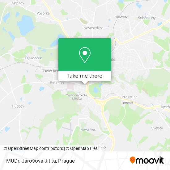 Карта MUDr. Jarošová Jitka