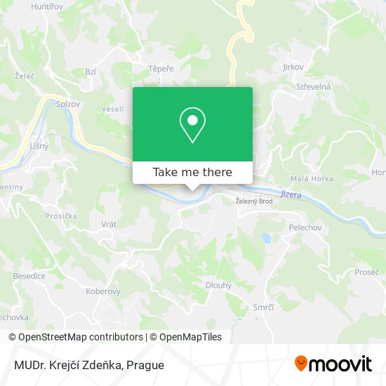 MUDr. Krejčí Zdeňka map