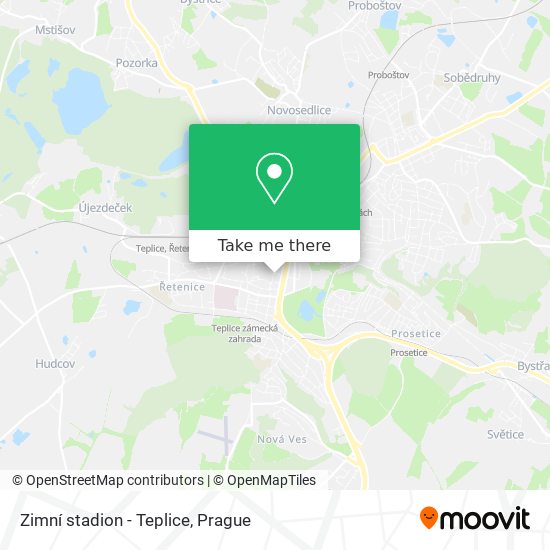 Zimní stadion - Teplice map