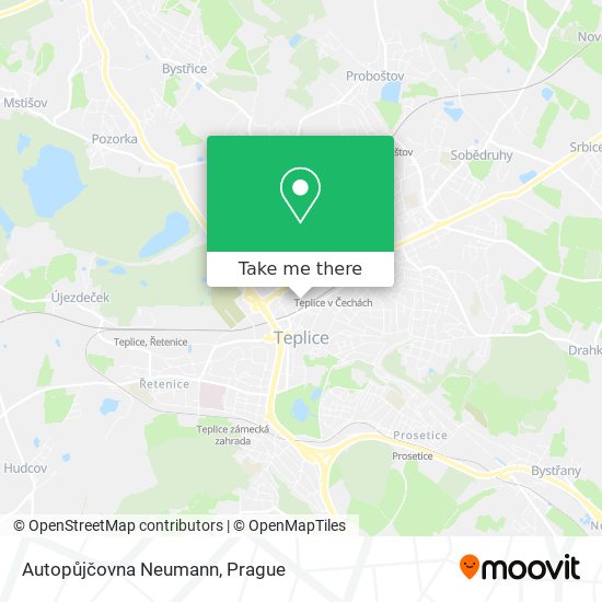 Autopůjčovna Neumann map
