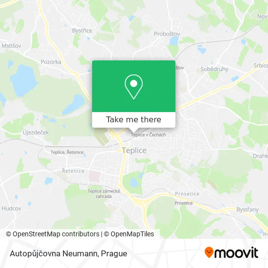 Карта Autopůjčovna Neumann