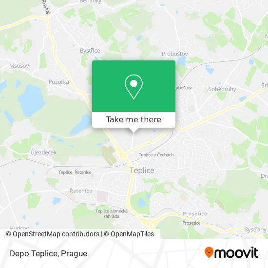 Карта Depo Teplice