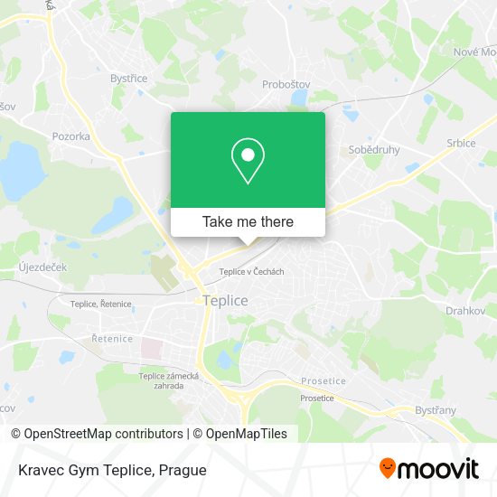 Карта Kravec Gym Teplice