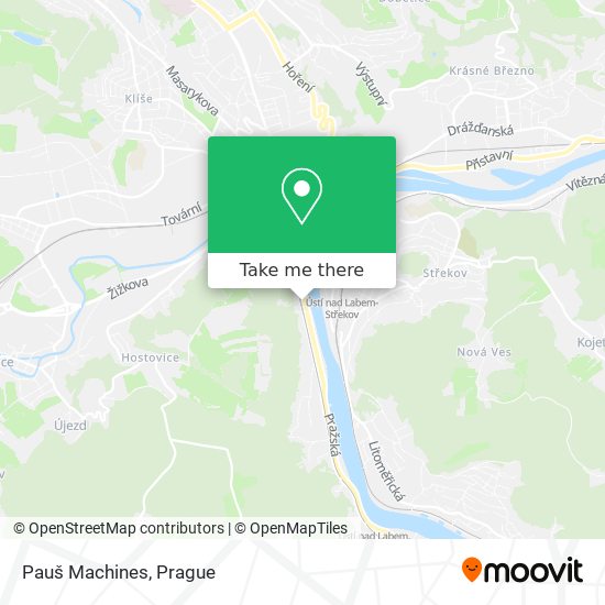 Pauš Machines map