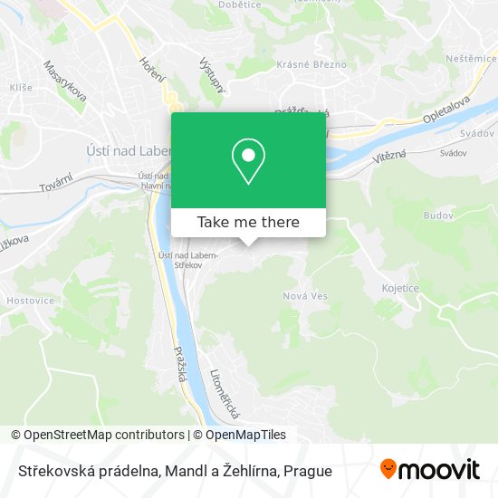 Střekovská prádelna, Mandl a Žehlírna map