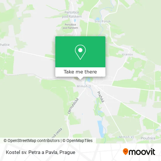 Карта Kostel sv. Petra a Pavla