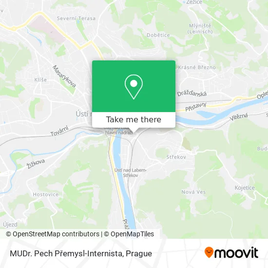 Карта MUDr. Pech Přemysl-Internista