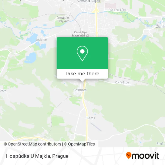 Карта Hospůdka U Majkla