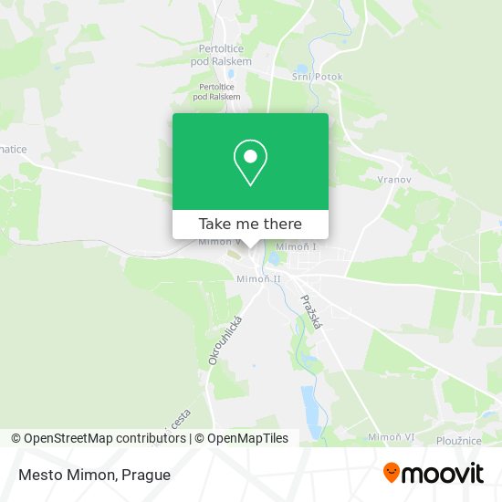 Mesto Mimon map