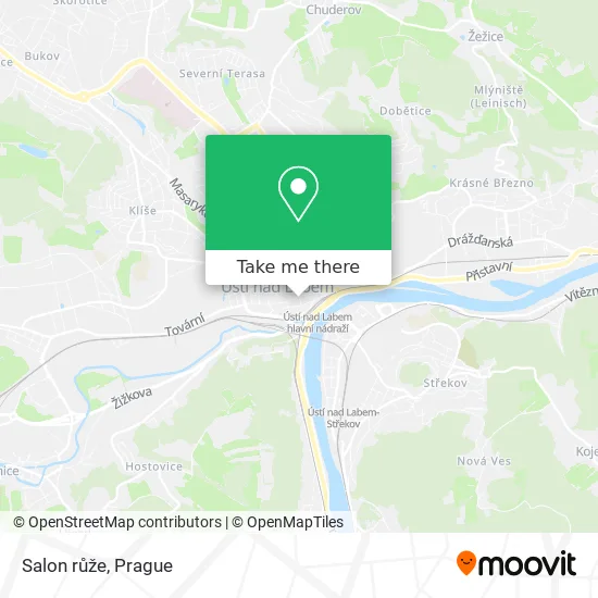 Карта Salon růže