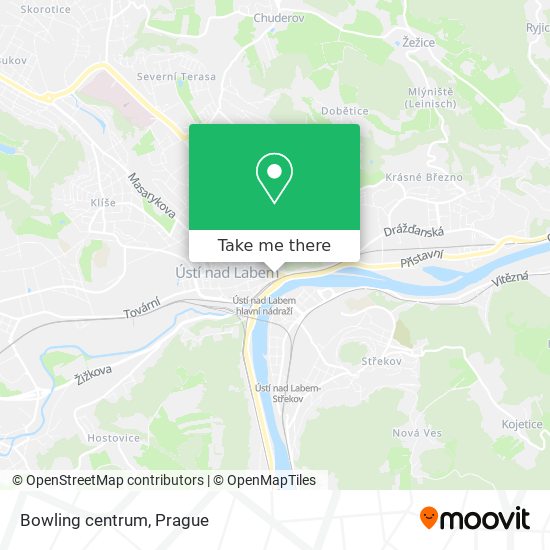 Bowling centrum map