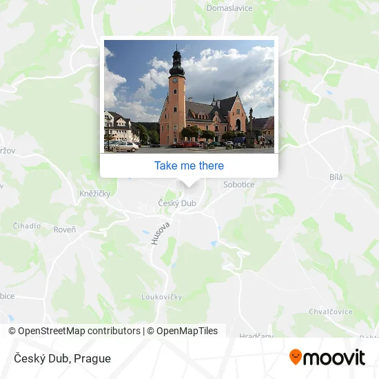 Карта Český Dub