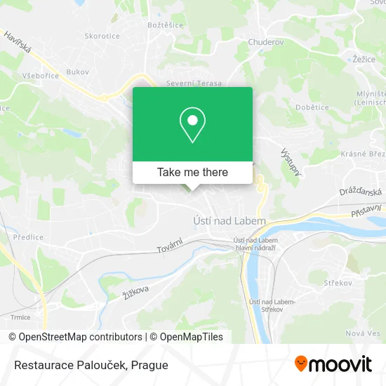 Карта Restaurace Palouček