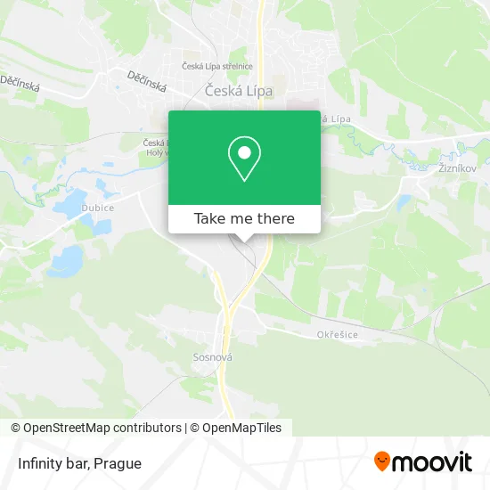 Карта Infinity bar