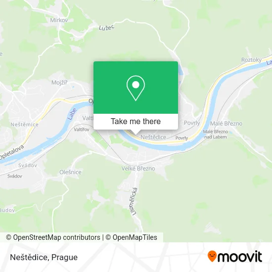Карта Neštědice