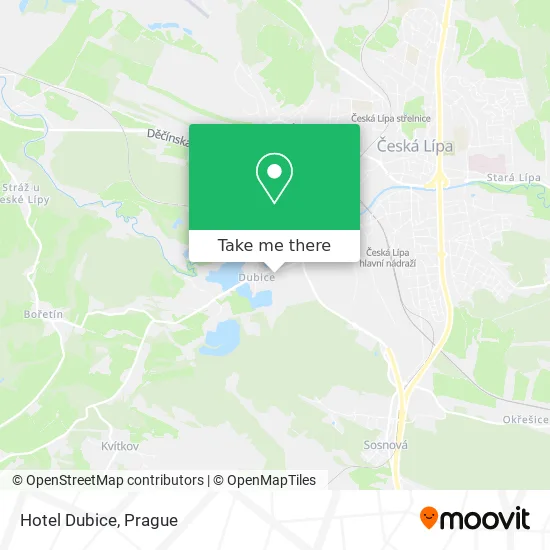 Карта Hotel Dubice
