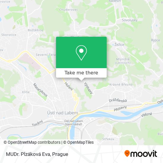 MUDr. Plzáková Eva map