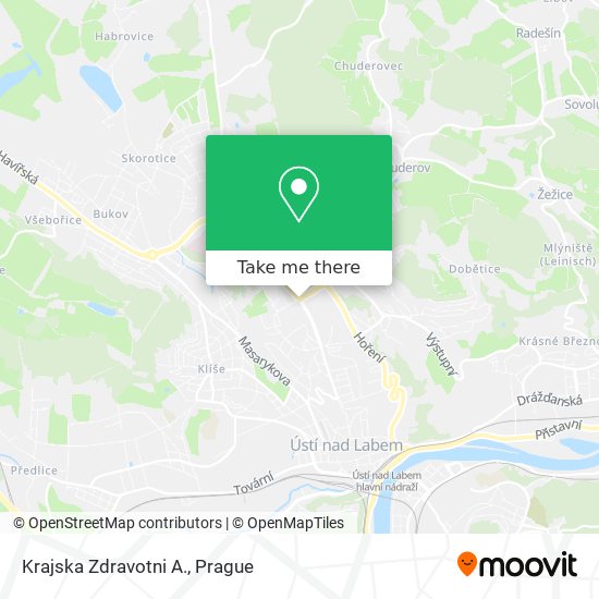 Krajska Zdravotni A. map