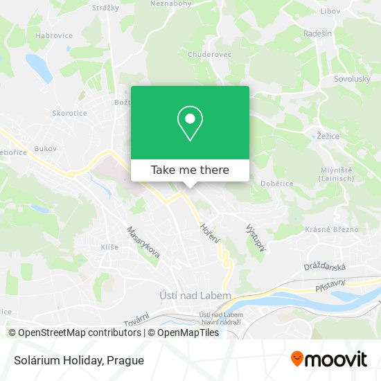 Solárium Holiday map