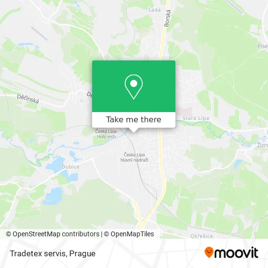 Карта Tradetex servis