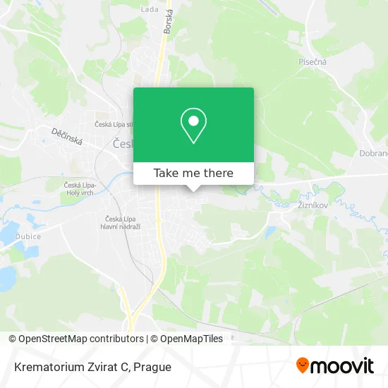 Карта Krematorium Zvirat C