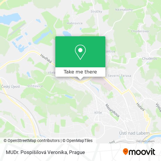 MUDr. Pospíšilová Veronika map
