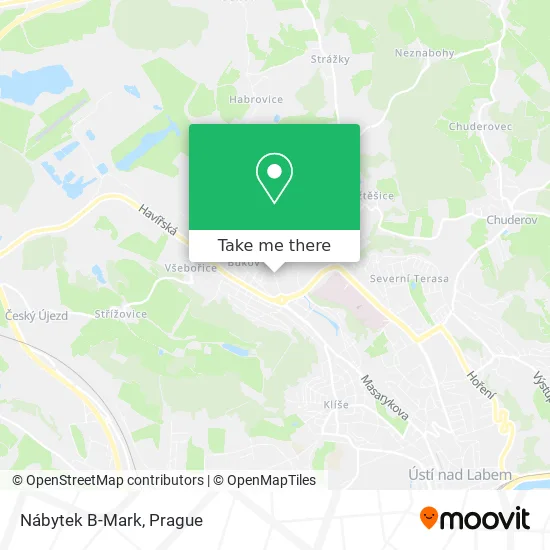 Карта Nábytek B-Mark