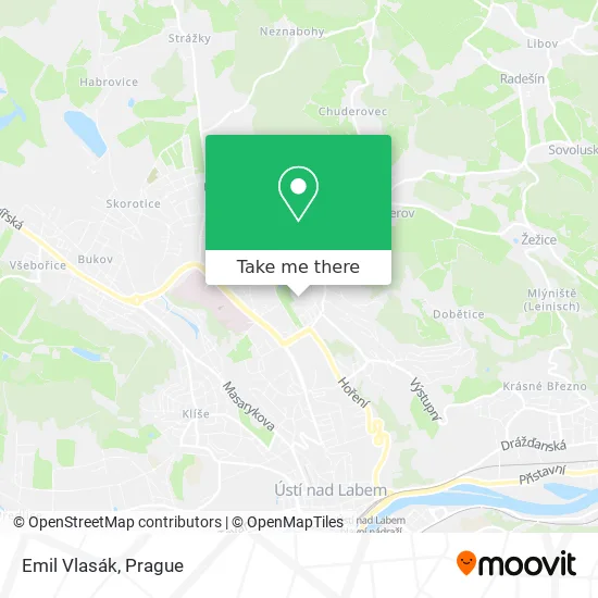 Карта Emil Vlasák