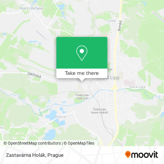 Карта Zastavárna Holák