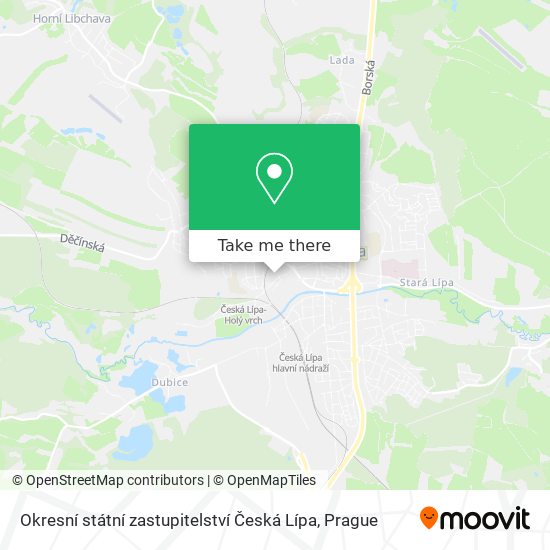Okresní státní zastupitelství Česká Lípa map