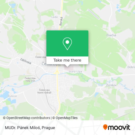 MUDr. Pánek Miloš map
