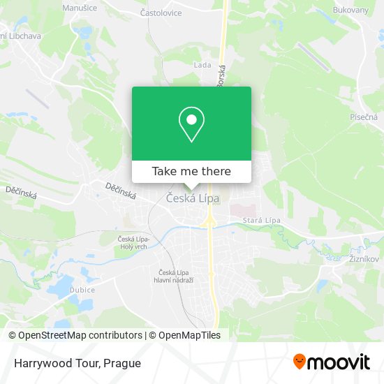 Карта Harrywood Tour