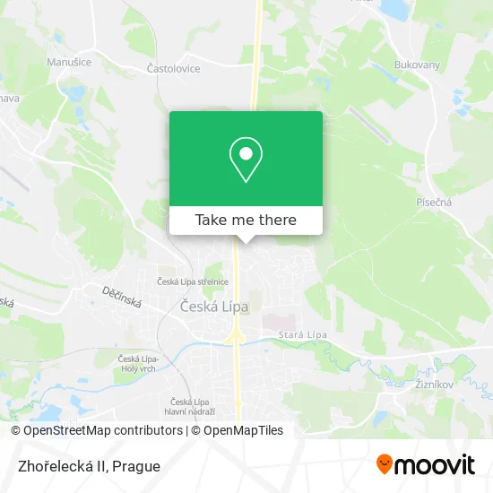 Карта Zhořelecká II