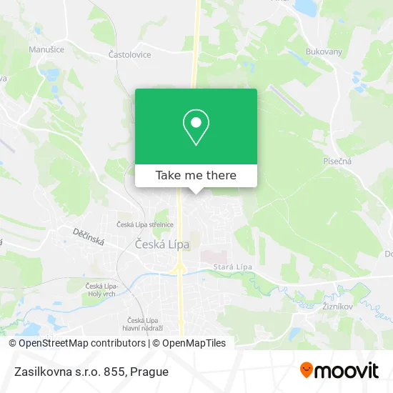 Карта Zasilkovna s.r.o. 855
