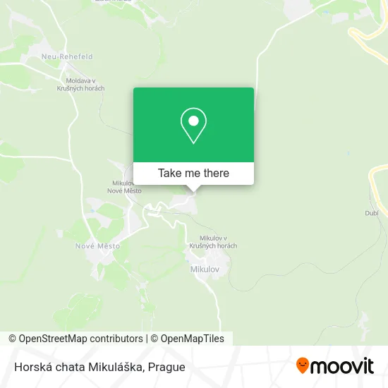 Карта Horská chata Mikuláška