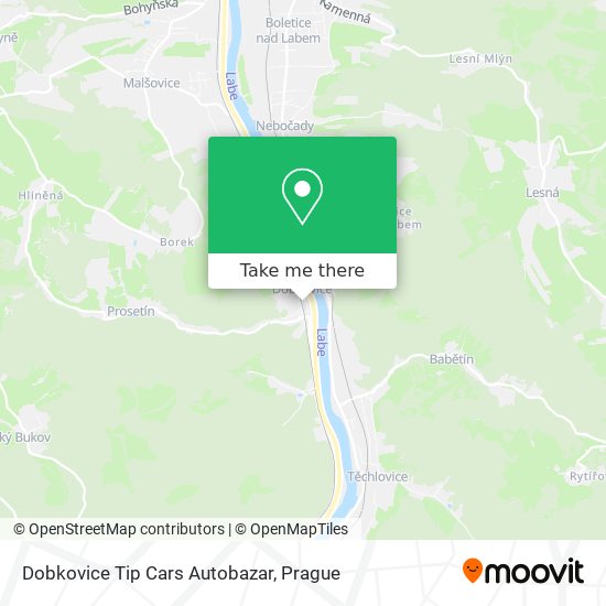 Dobkovice Tip Cars Autobazar map