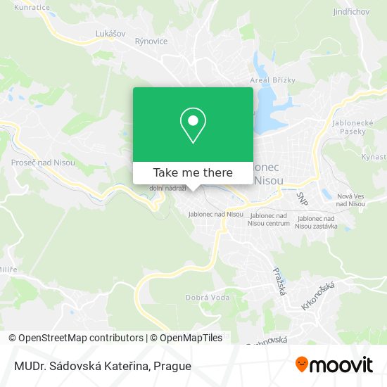 MUDr. Sádovská Kateřina map