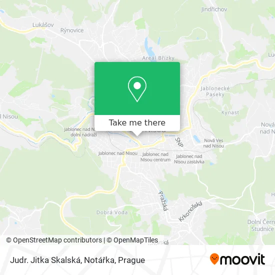 Карта Judr. Jitka Skalská, Notářka