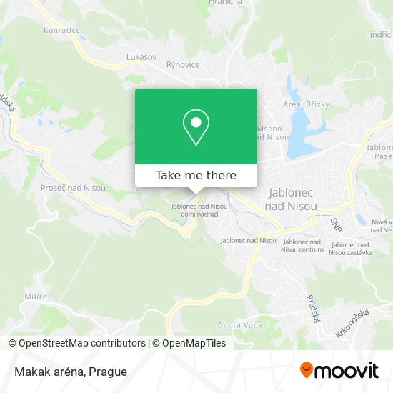Карта Makak aréna