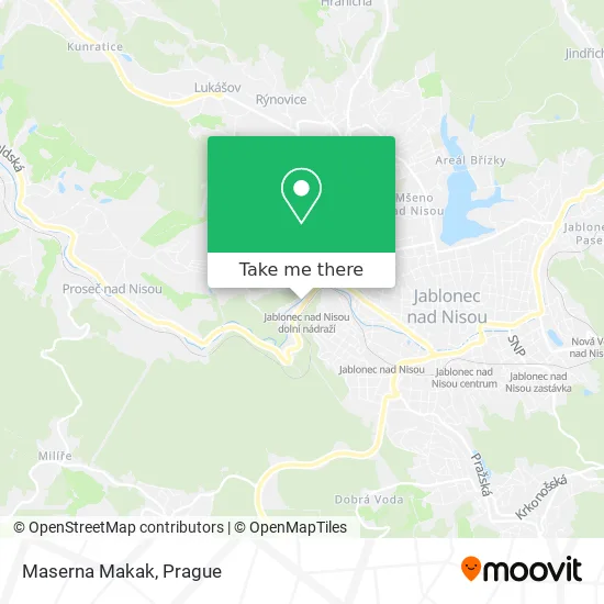 Карта Maserna Makak