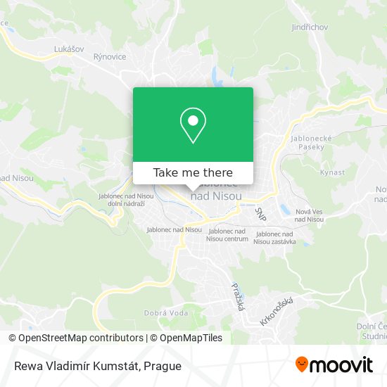 Rewa Vladimír Kumstát map