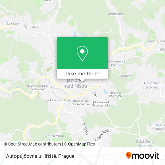 Autopůjčovna u Hřiště map