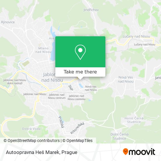 Autoopravna Heš Marek map