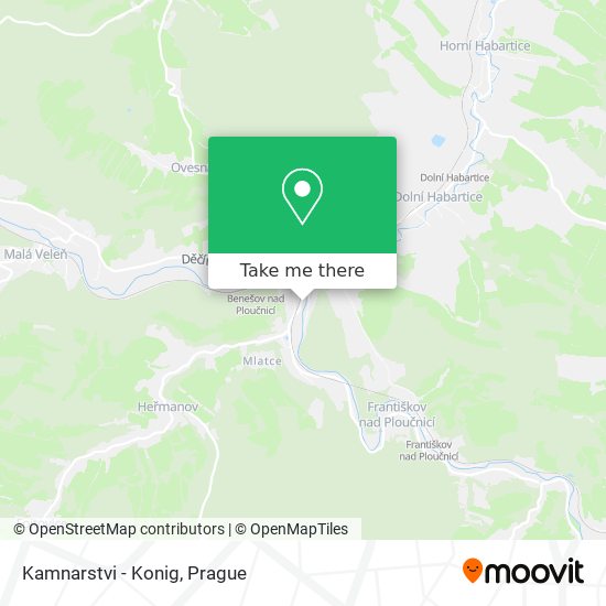 Kamnarstvi - Konig map