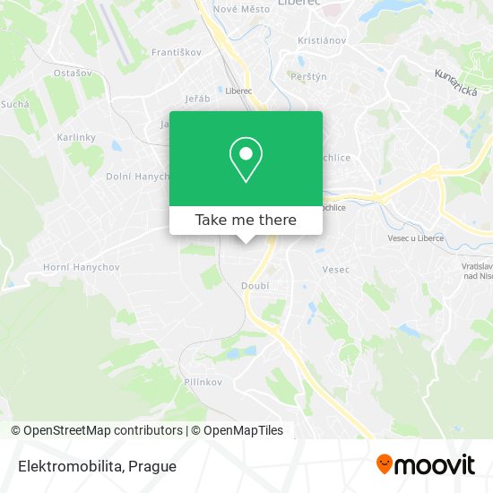 Elektromobilita map