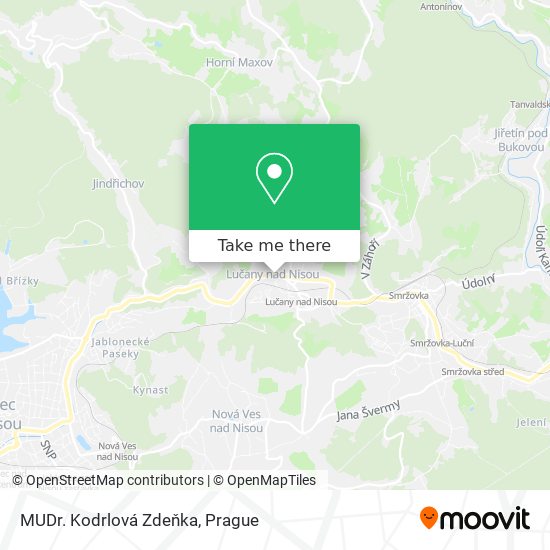 MUDr. Kodrlová Zdeňka map