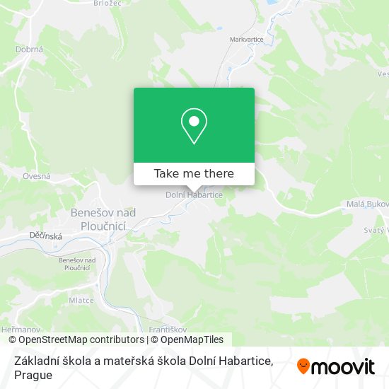 Základní škola a mateřská škola Dolní Habartice map